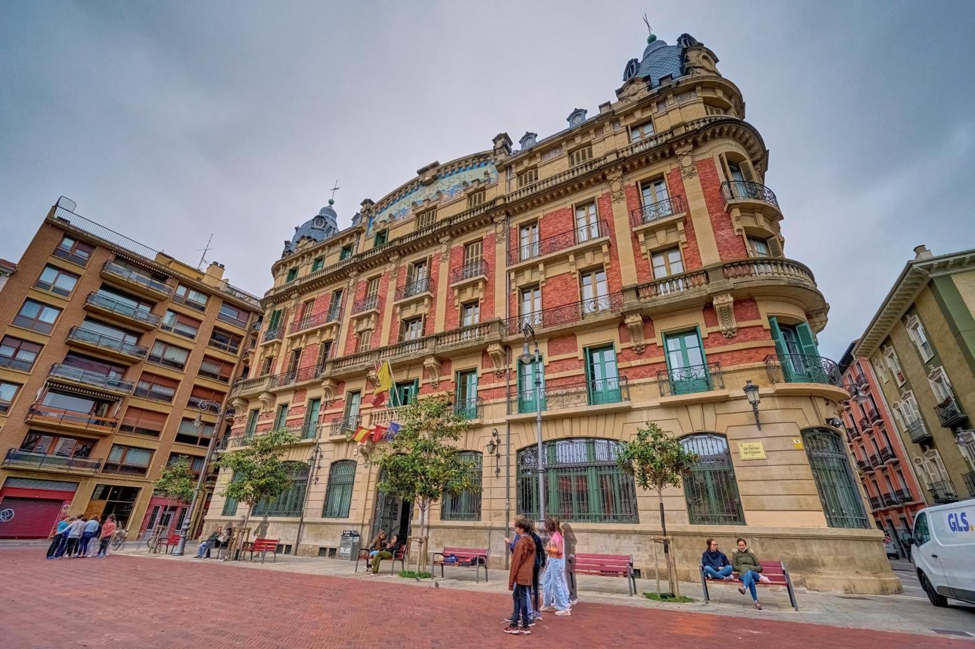 Apartamento Centro Historico Exterior, Calle Nueva Dos Balcones Pamplona Exterior foto