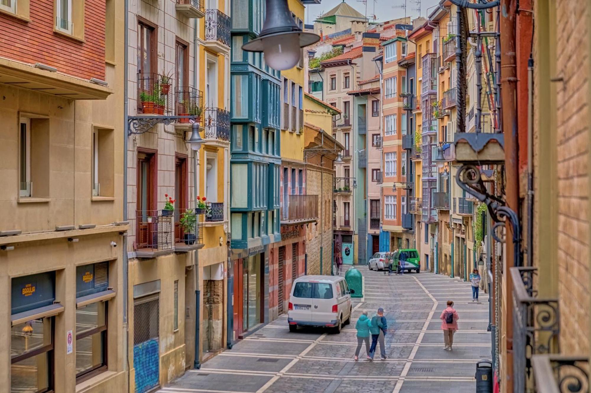 Apartamento Centro Historico Exterior, Calle Nueva Dos Balcones Pamplona Exterior foto