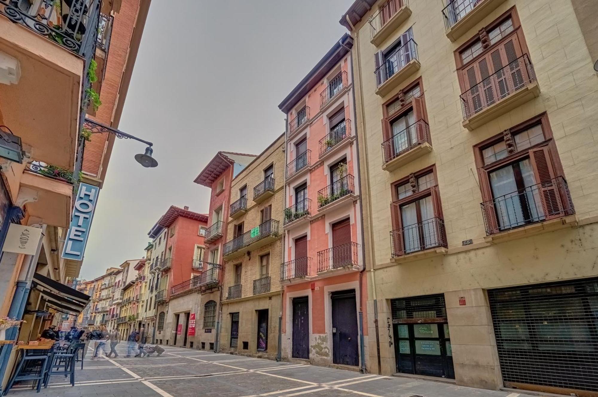 Apartamento Centro Historico Exterior, Calle Nueva Dos Balcones Pamplona Exterior foto