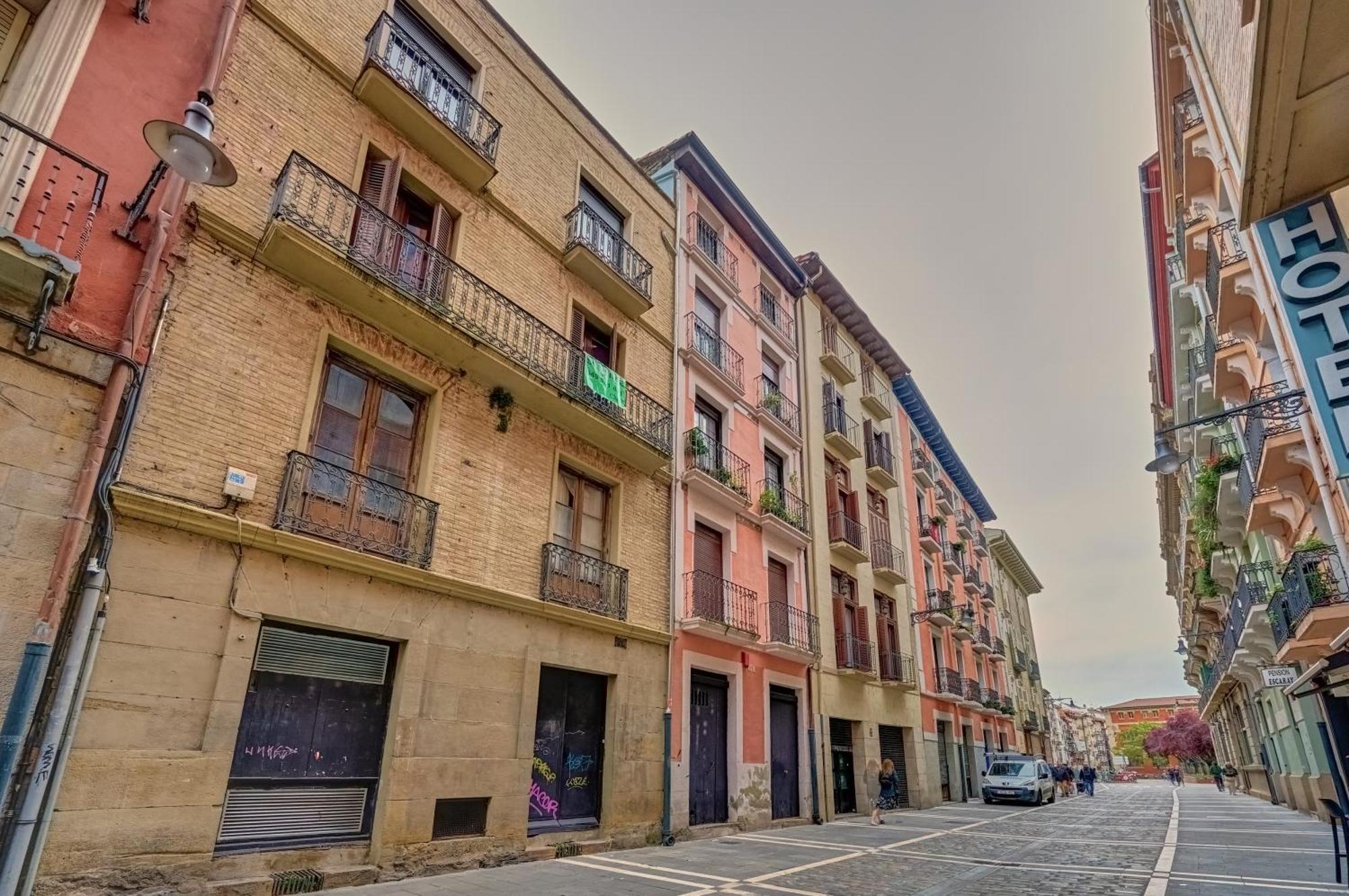 Apartamento Centro Historico Exterior, Calle Nueva Dos Balcones Pamplona Exterior foto